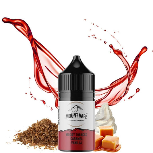 MOUNT VAPE WOODY TOBACCO CARAMEL VANILLA 10ML/30ML FLAVORSHOT